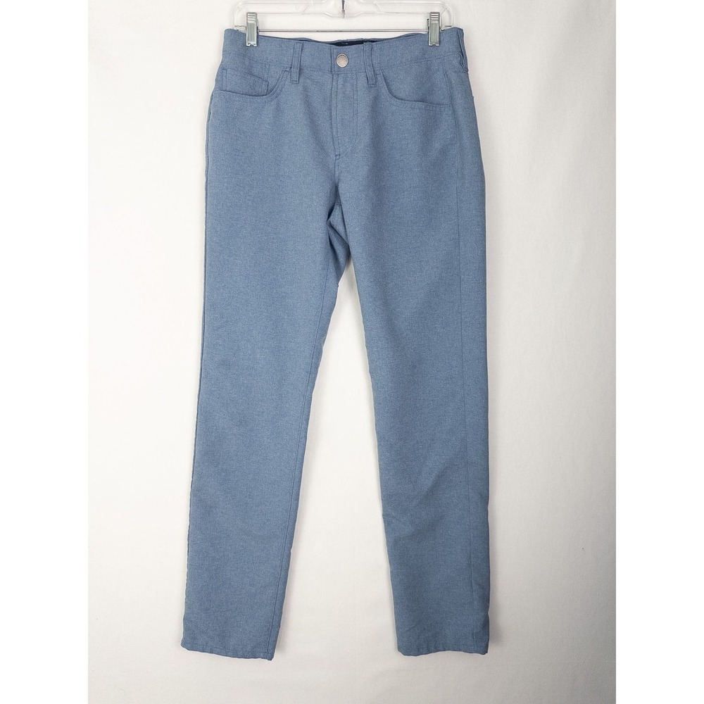 Bonobos Golf Pants Mens 30X32 Blue Khakis Performance Flat Front Stretch